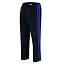 Black With Blue Stripes