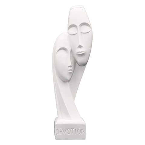 Helcee Handmade Alabaster Devotion Figurine Statue 12.5 in Cover
