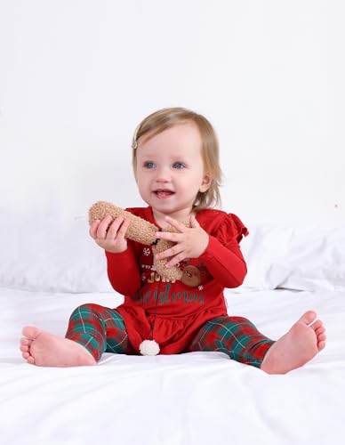 Image of Toddler Girl Pajama Set Infant Girls Long Sleeve Tops Leggings Clothes Sets 2 Piece Outfits 6M-6Y