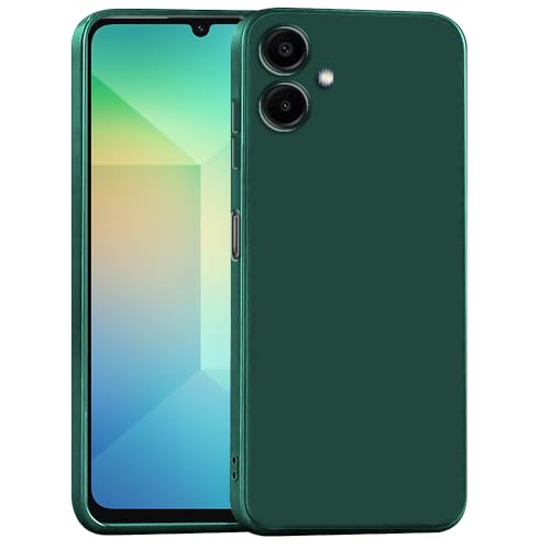 Image of Back Cover for Samsung Galaxy A06 4G / A06 5G | Full Camera Protection | Premium Liquid Silicon Case | Flexible Bumper Case for Samsung Galaxy A06 4G / A06 5G (Green)
