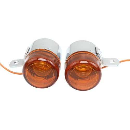 Luces intermitentes ámbar para motocicleta trasera delantera parada 2