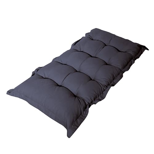 Deco Arts - Materasso da pavimento, grande cuscino da pavimento imbottito ultra comfort, Futon in cotone, per pareti, panchine, chaise longue ecc. - uso interno ed esterno - 120 x 60 cm, spessore 10