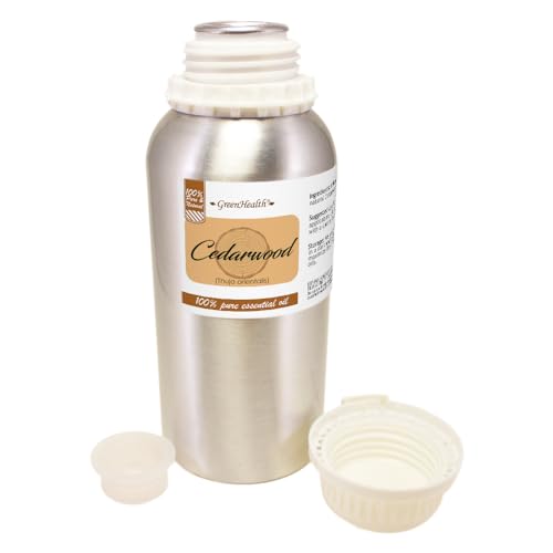 Aceite esencial de cedro - 473 ml - Botella de aluminio miniatura 2