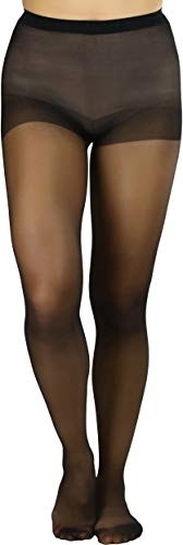 Image of ToBeInStyle Women's Control Top Sheer Footed Pantyhose Hosiery Tights Stockings