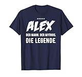 T-Shirts Vorname Alex, Geburtstagsgeschenk