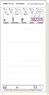 Lakkaur 13324 WaitRpad Waiting Pads 50 tickets. Pack quantity: 10, 90(w) x 170(l)mm.
