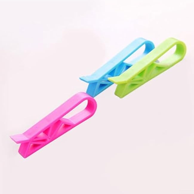 Trash Can Bag Clips For Kitchen, Plastic Bin Bag Holders With Non-Slip Notch Design To Keep Garbage Bags In Place, Lightweight And Sturdy Clamps, 4 Pack Or 10 Pack Options(4Pcs,Green)