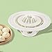 Lightweight Baozi Maker, Compact Steamed Bun Machine with ABS Baozi Press, For Easy to Use Dumpling Tool for Safe Baozi Making Device, Non Edges, Beginner Friendly(White)