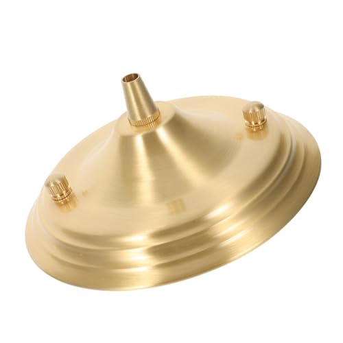 Plaque de fixation en cuivre pour plafonnier et suspension rétro DIY