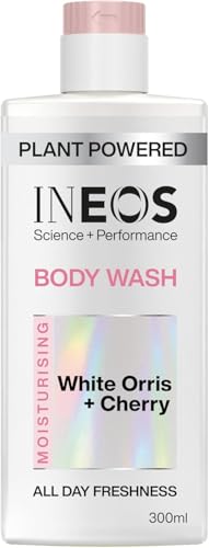 INEOS Skin Science - All Day Freshness With Provitamin B5 Body Wash White Orris + Cherry - With SkinActiv Cooling Tech™ - Plant Powered 300ml