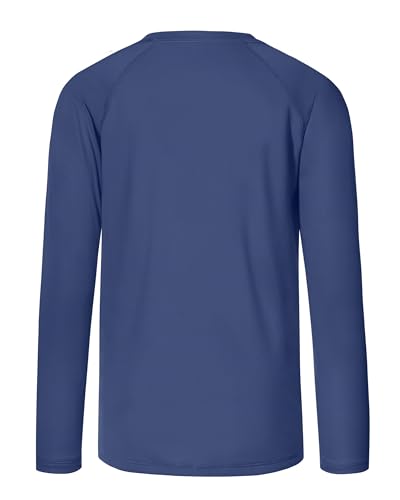 Image of Boys UPF 50+ Swim Shirt Long Sleeve, 1 or 2 Pack Rash Guard Tops