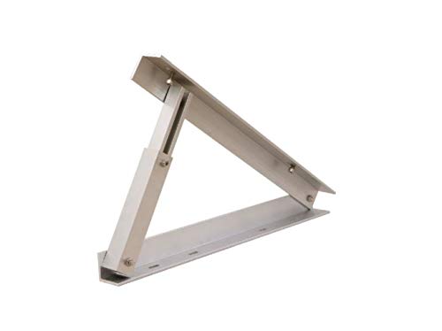Preisvergleich Produktbild Verstellbare Solarpanel-Halterung, klappbar, neigbar, für Boote, Wohnmobil, Dach aus Gitter (61 cm Länge)