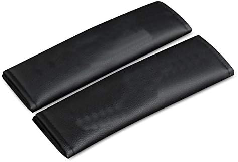 Seat Belt Shoulder Strap Covers 2PCS Car Seat Belt Cover Stoper Auto Safety Belt Cover Seat Cover Car-Child Shoulder Leather Pads Cushion Harness Accessories Shoulder Strap