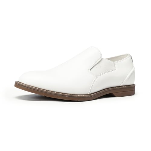 Allthemen Mocassin de Ville Homme Business Chaussures a Enfiler Mariage d'affaires Loafers en Formelles Beige 41