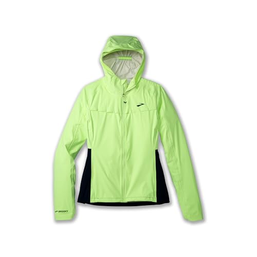 Veste Brooks High Point Waterproof femme idéale pour courir en montagne et affronter le vent