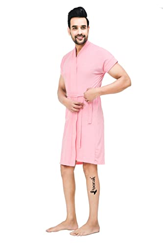 Image of Terry Bathrobe for Women - Soft & Absorbent Spa Robe with Pockets & Belt - Lightweight Towel Robe for Shower, Spa & Lounge - 262