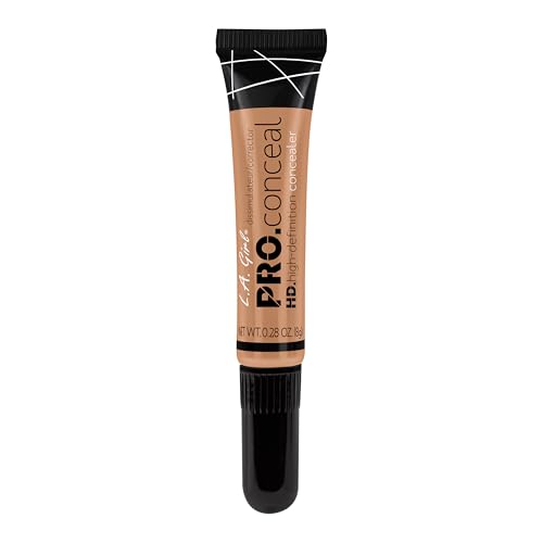 Image of L.A. Girl HD Pro Conceal Multipurpose Concealer, Medium Beige, 8g | Full Coverage for Dark Circles, Contouring & Dark Spots | Long-Lasting & Blendable Makeup for Indian Skin Tone