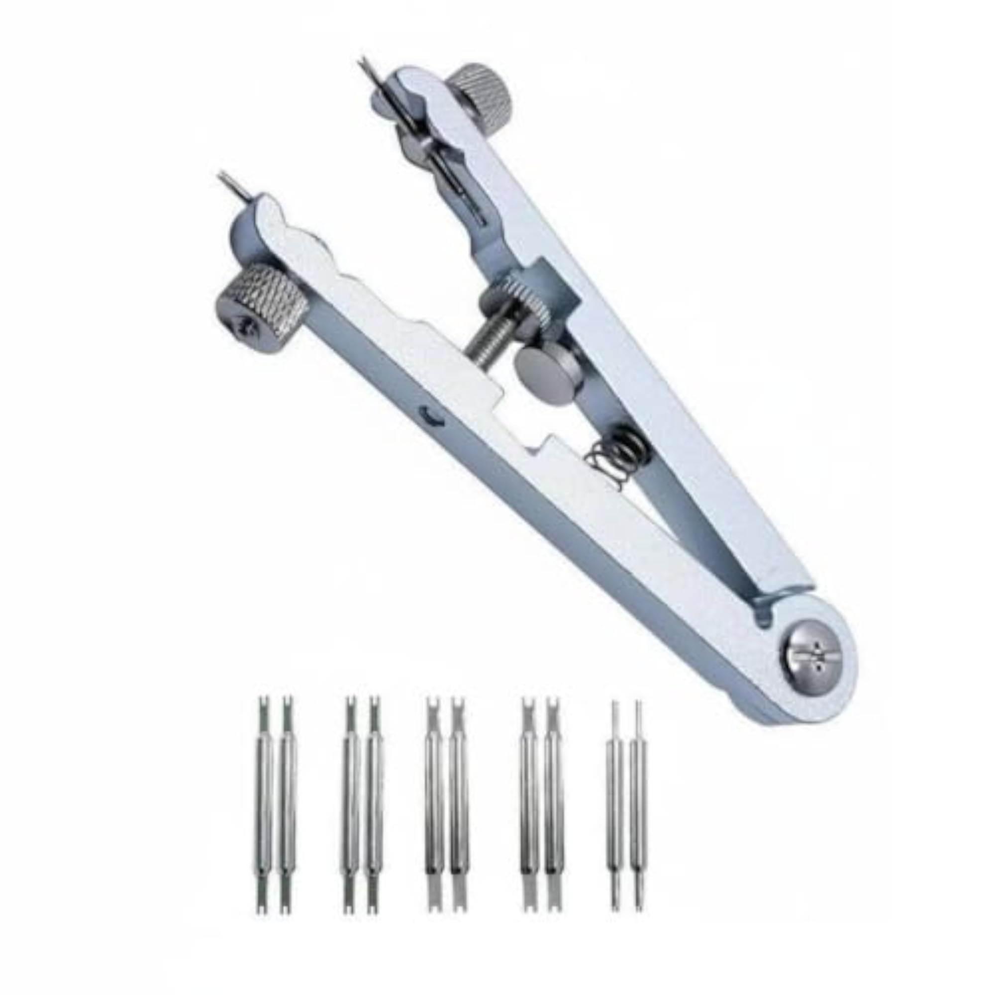 Spring Bar Pliers with Multiple Tips for Watchmakers