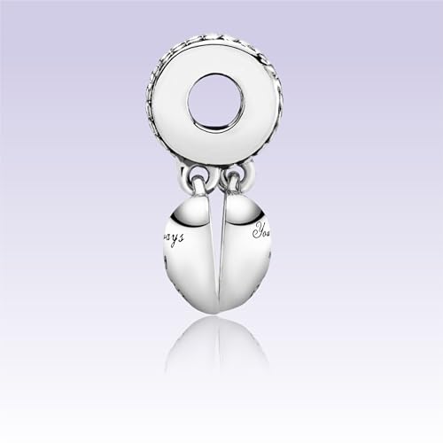 Image of Mom Family Charms Bead for Bracelets and Necklaces Jewelry Charm for Women Valentine Mother's Day