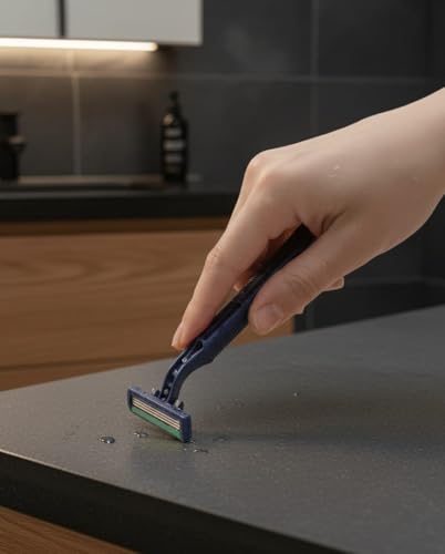 Image of Twin Blade Disposable Razors for Men - Fixed Type Shaving Razors with Korean Technology Blades, Pack of 5 (TD708N)