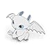 MINGZE Comment entraîner Votre Dragon Broche, Insigne sans dent Night Fury, Bijoux de décoration, How to Train Your Dragon (Nightfury01)
