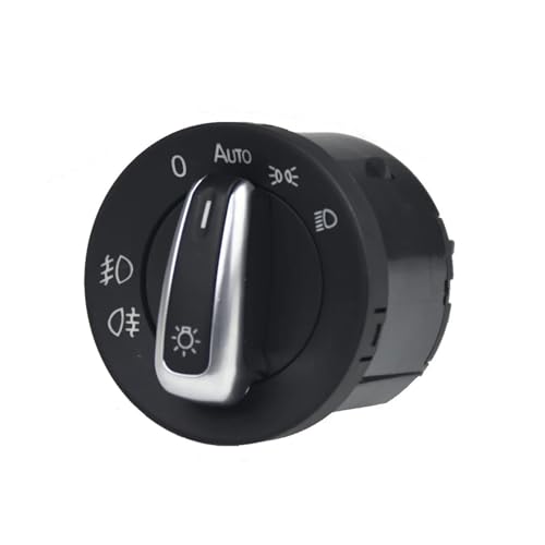 Bouton de phare chromé antibrouillard pour remplacer la commande usée de votre Volkswagen Golf