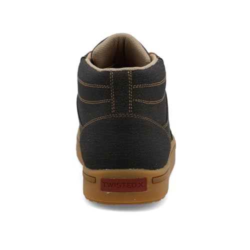Image of Twisted X Men's Kicks Nano Composite Toe Work Shoes, Charcoal, 7 W