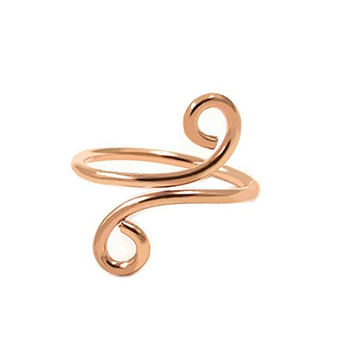 SHINDE EXPORTSCopper Toe rings for women pure