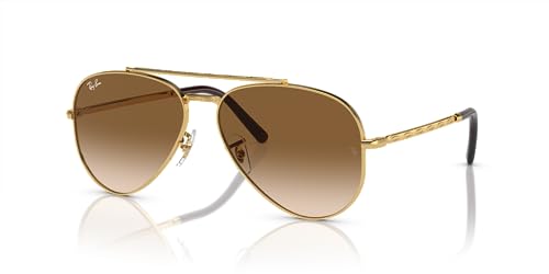 Image of Ray-Ban Unisex Rb3625 New Aviator Aviator Sunglasses