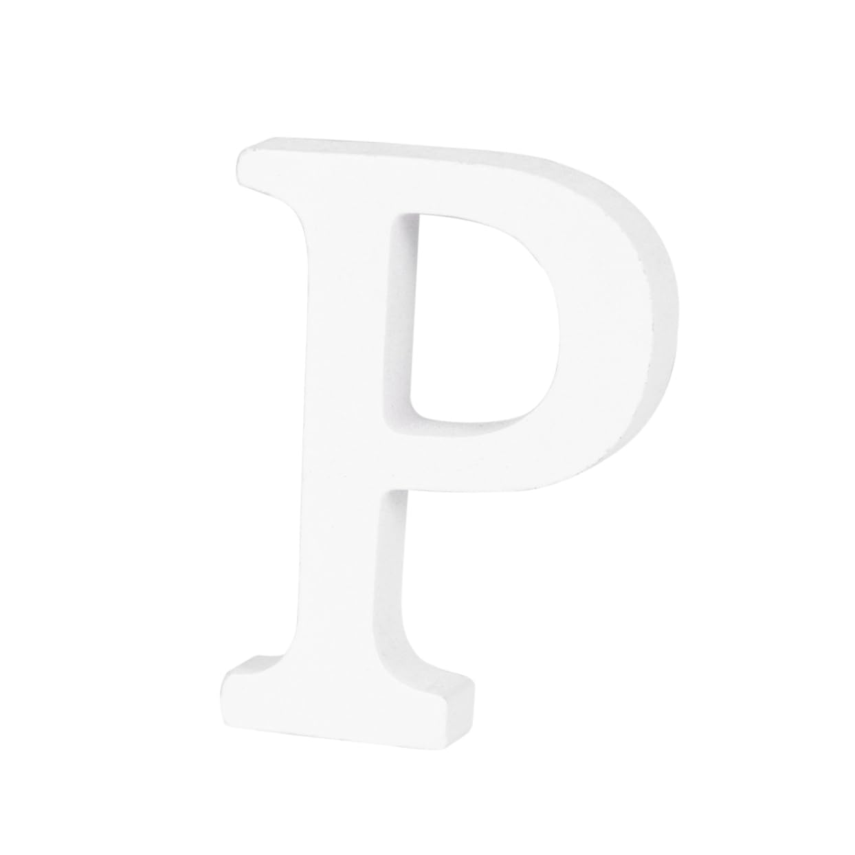 HOLIDYOYO 8cm Letter p Decor Wood Alphabet for Home Party Boys and Girls Education