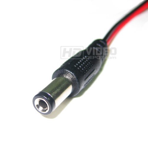 Pack de 10 conectores macho DC Power 2.1 x 5.5mm cobre 25.4 cm miniatura 2