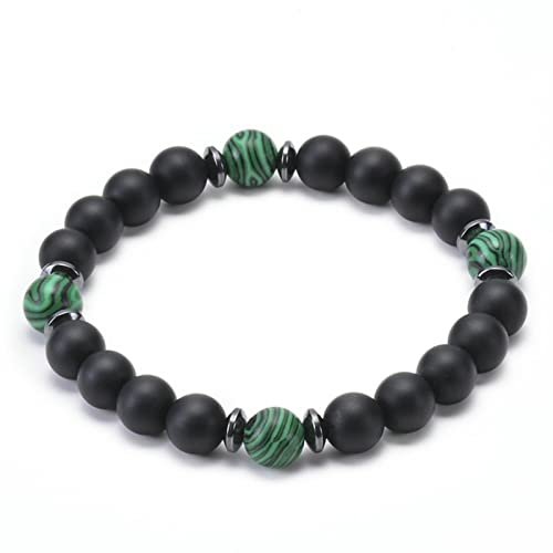 Bracelet en pierre de lave hommes pour huiles essentielles au quotidien zen