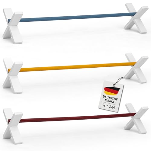 Hoofly Hobby Horse Hindernisse Cavaletti 3er-Set - Hindernisse Hobby Horsing Zubehör & Hürden Kinder/Cavaletti Set zum Spielen & Trainieren/Steckenpferd Parcours & Geschenk Kinder