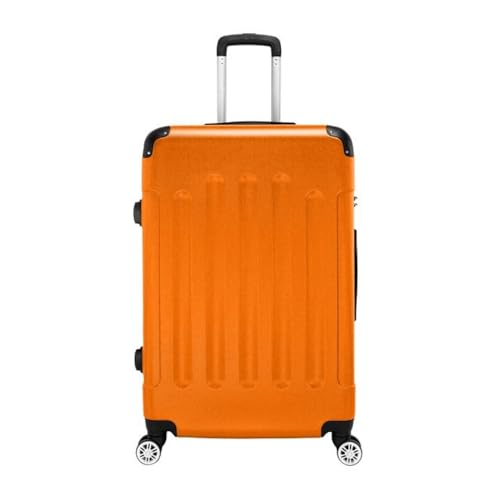 Portable Trolley Case 3-in-1, 20/24/28 Inch Orange Rolling Luggage - Lightweight Travel Suitcase with Large Capacity for Trips3