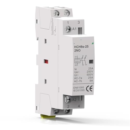 Contacteur rail Din domestique 2P 16A 2NO AC230V 50Hz automatique