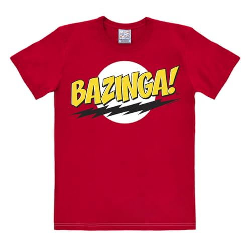 Logoshirt® The Big Bang Theory I Bazinga I T-Shirt Print I Damen & Herren I kurzärmlig I rot I Lizenziertes Originaldesign I Größe XL für 24,95 EUR bei Amazon Bild: Logoshirt® The Big Bang Theory I Bazinga I T-Shirt Print I Damen & Herren I kurzärmlig I rot I Lizenziertes Originaldesign I Größe XL für 24,95 EUR bei Amazon