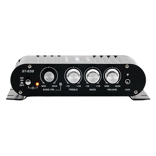 Amplificador de audio para automóvil, amplificador de audio para automóvil | Amplificador de audio de 2.1 canales para uso doméstico y en el automóvil,Amplificador de escritorio con subwoofers co