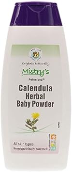 The House of Mistry Organic Potenised Calendula Herbal Baby Powder