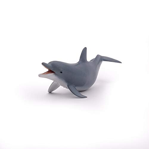 Papo - Tierfigur - Delfin, Die Herrlichkeit der Meerestiere für Kinder ab 3 Jahren - Erkundung der Ozeane und Sensibilisierung für das Unterwasserleben