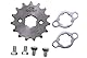 Trkimal Motorrad Vorderes Kettenrad für 50cc 70cc 90cc 110cc 125cc Dirt Pit Bike, Mini Bike, TaoTao, Roketa, Coolster, Sunl, Lifan, Loncin, ATV, Quad, 4 Wheeler, Moped (420-15T, 20MM)