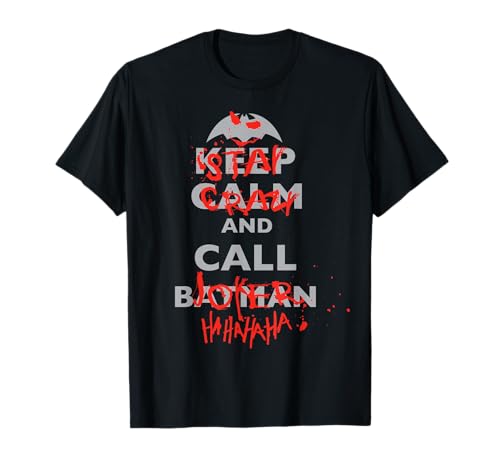 Image of DC Joker Text Stay Crazy T-Shirt