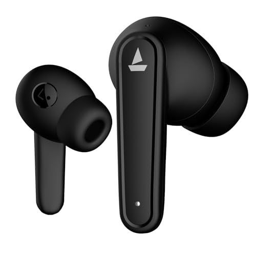 Image of Boat Airdopes 115 in Ear TWS Earbuds with ENx & Beast Mode, Upto 24 Hrs Playback and ASAP Charge(Active Black)