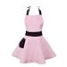 Lovely Hello Kitty Light Pink Retro Kitchen Aprons for Woman Girl Cotton Cooking Salon Pinafore Vintage Apron Dress