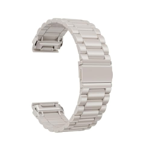 22MM ���^���X�g���b�v,�ɍ��� Gar min Fenix 8 7 MARQ Adventurer2 Athlete2 Gen2 �o���h�p�ɓK�p | �X�e�����X�X�`�[���u���X���b�g