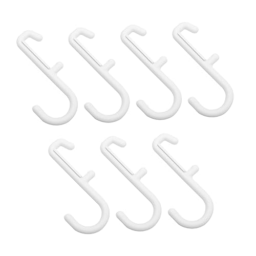 SOLUSTRE Pegboard Hook 7pcs Storage Hangers Plastic Bright Design for Home Organization