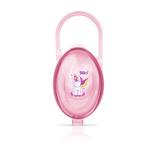 Lillo Porta Chupeta Magia Menina, Lillo, Rosa, Único