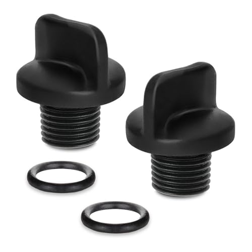 BODYA 2 pièces de bouchons de tuyau de pompe de piscine - Bouchons de vidange de spa et de chauffe-piscine avec joints toriques de remplacement compatibles avec les...