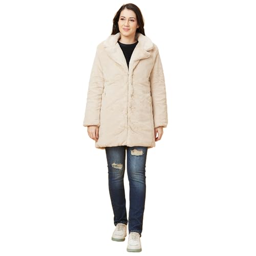 Image of Being Human Beige Long Sleeve Women's Jacket Clothing