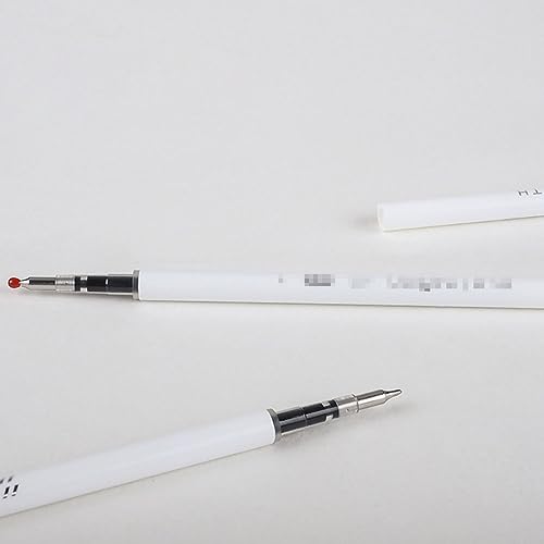 5 bolígrafos retráctiles de gel 0.5 mm tinta negra miniatura 4