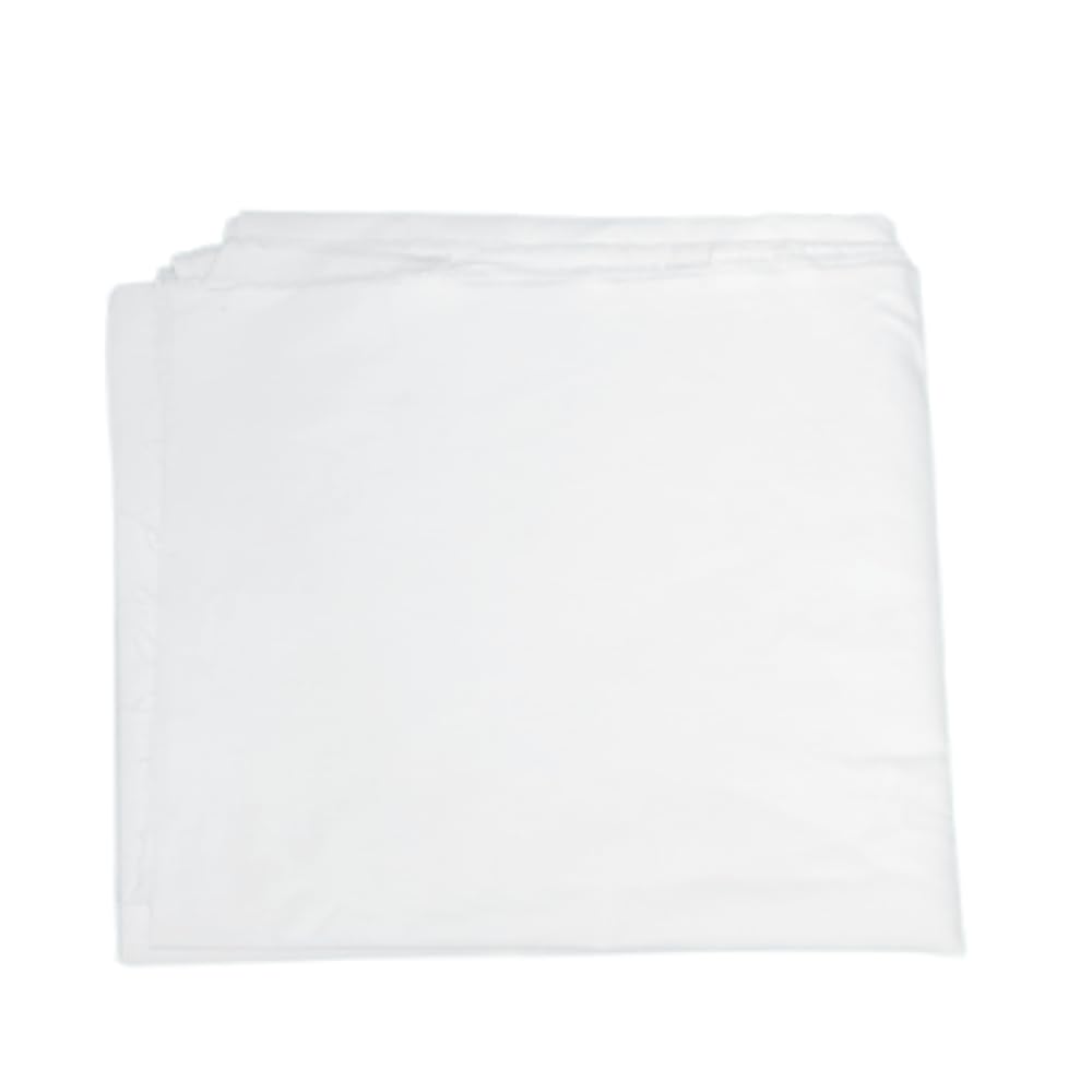 GenericPoplin Clouth Cotton, 2 Meter Poplin, Unstitched Cloth for Women's Saree Skirts, Petticoats, Embroidery Work Poplin Cloth, (White)